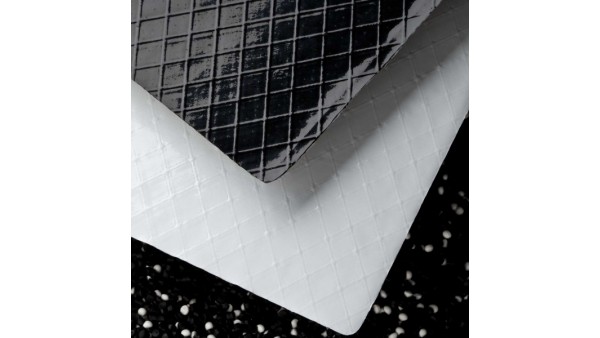 Extra Durable Reinforced Ice Rink Liner 8 Mil Black/White